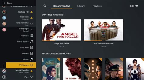 In the sidebar click on Settings. . How to change plex home screen